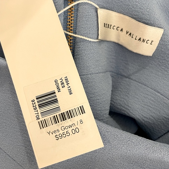 Beautiful periwinkle gown Rebecca Vallance NWT - Picture 4 of 5